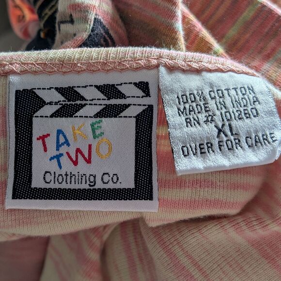 Vintage Y2K Take Two Clothing Beaded Shirt Venice Gondola Size XL - Picture 8 of 9